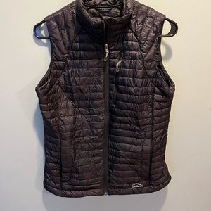 LLBean Down Packaway Vest. Black XS.